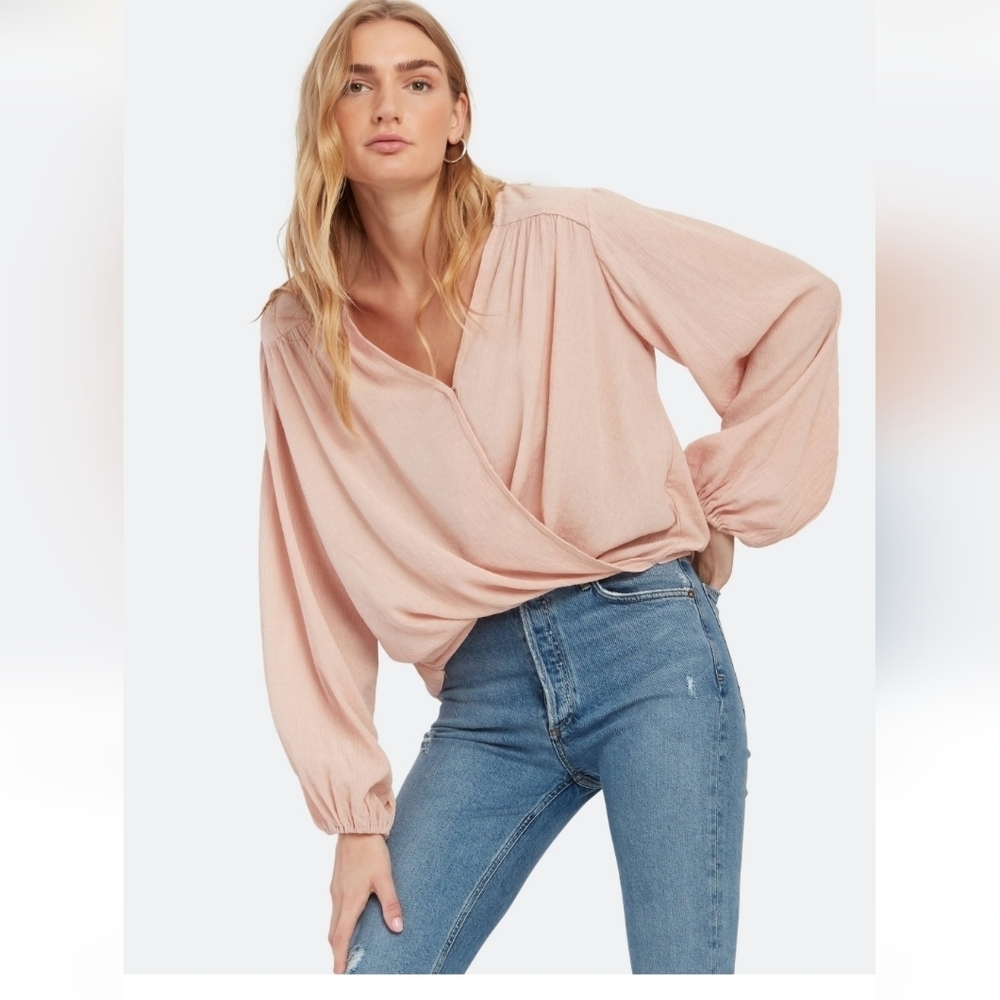 Free People Check On It Wrap Top